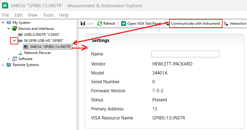 NI-MAX-34401A-Setting flow