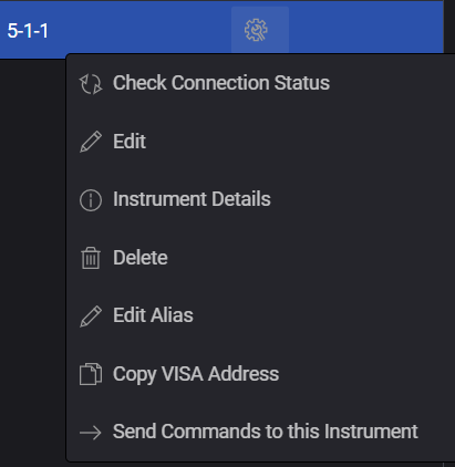 Action Dropdown list