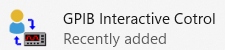 GPIB Interactive Control icon