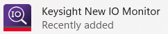 New IO Monitor icon